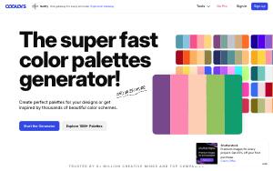 Referencia de diseño: Coolors