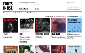 Portada de Fonts In Use