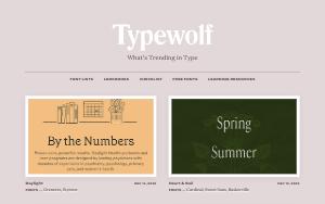 Referencia de diseño: Typewolf